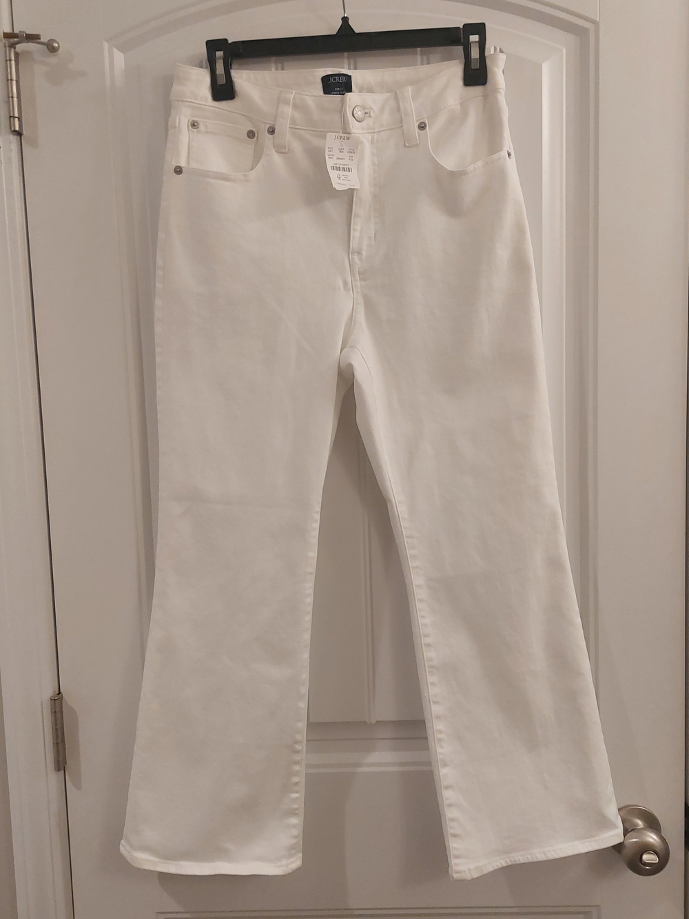 J. Crew Vintage High-Rise White Women's Jeans PETITE